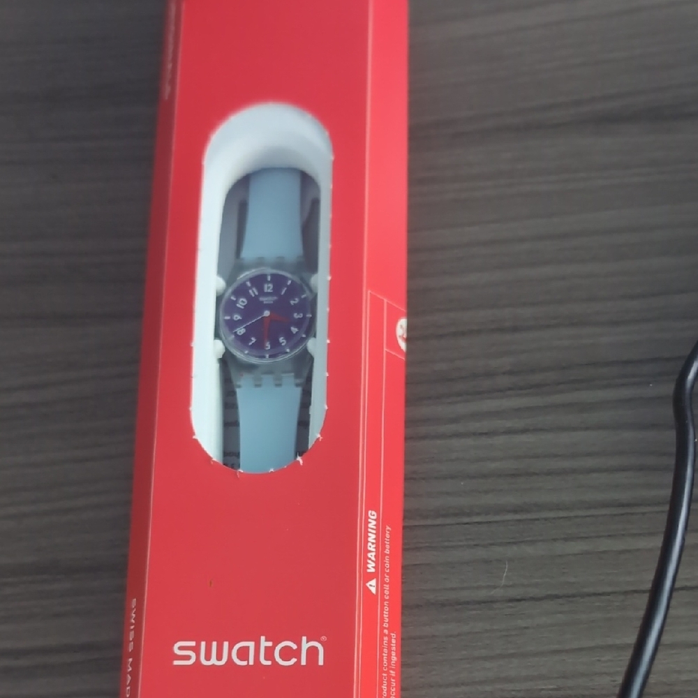 Swatch Red and Blue Smartwatch